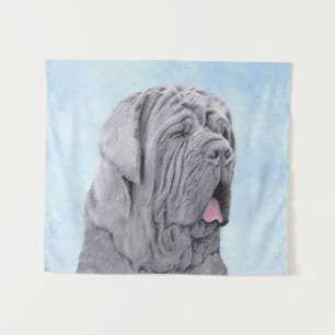 Tapete De Parede Pintura Mastiff Neopolita - Arte Canina Original