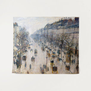 Tapete De Parede Pissarro - Boulevard Montmartre, Manhã de Inverno