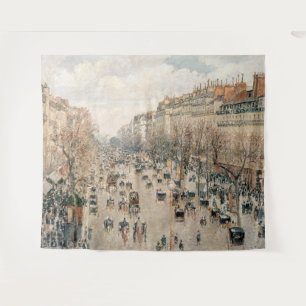 Tapete De Parede Pissarro - Boulevard Montmartre, Sol da Tarde