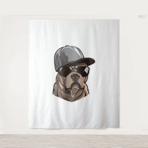 Tapete De Parede Pitbull Gangster