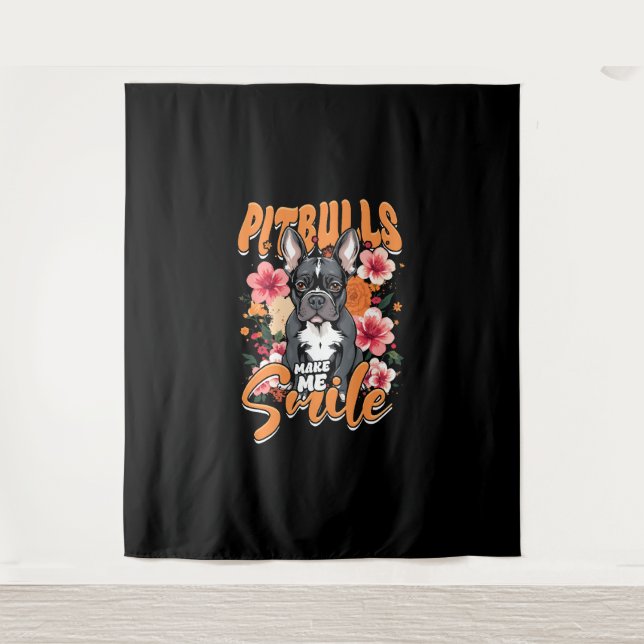Tapete De Parede Pitbull Pitbulls (Frente)