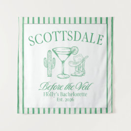 Tapete De Parede Placa de Despedida de Solteira de Scottsdale