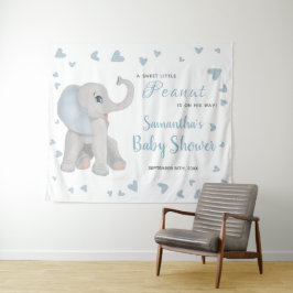 Tapete De Parede Placa de Fundo de Chuvada de Bebê Menino Elefante 