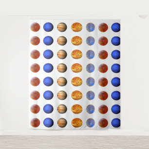 Tapete De Parede Planetas: 88" x 104"