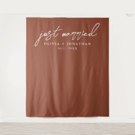 Tapete De Parede Plano de Casamento Elegante de Caligrafia recem ca
