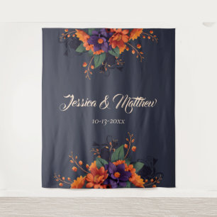 Tapete De Parede Plano De Casamento Floral 3D Gothic Elegante
