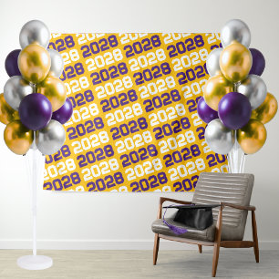 Tapete De Parede Plano de formação Dourado e roxo