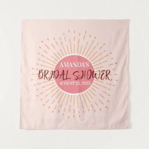 Tapete De Parede Plano de fundo da foto de casamento solar rosa ele