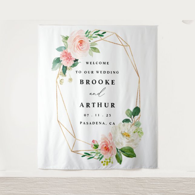 Tapete De Parede Plano de fundo de áudio personalizado elegante (Frente)