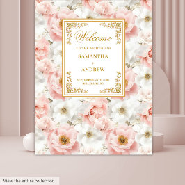 Tapete De Parede Plano de Fundo de Casamento Dourado de Cor de Água