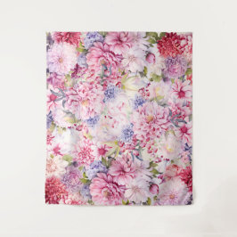 Tapete De Parede Plano de Fundo de Fotografia Floral Vibrante