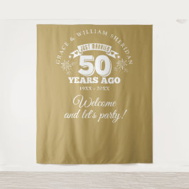 Tapete De Parede Plano de fundo de fotos de 50 anos Dourado do rece