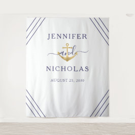 Tapete De Parede Plano de fundo do Booth de Casamento de Âncora Dou