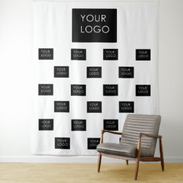 Tapete De Parede Plano de fundo do logotipo comercial da empresa pr