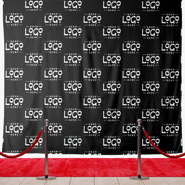 Tapete De Parede Plano de fundo do logotipo comercial personalizado (Criador carregado)