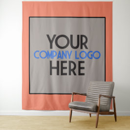 Tapete De Parede Plano de fundo do logotipo da empresa Coral Busine