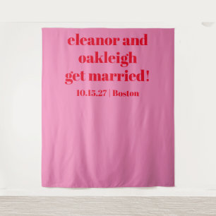 Tapete De Parede Plano de Fundo Personalizado de Casamento Moderno