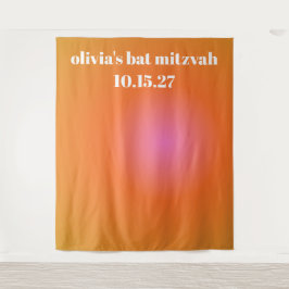 Tapete De Parede Plano de Fundo Personalizado do Bat Mitzvah Gradie