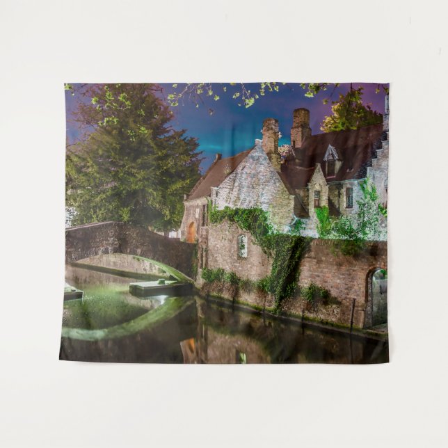 Tapete De Parede Ponte Bonifacius em Bruges (Frente (Horizontal))