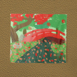 Tapete De Parede Ponte Japonesa em Maple