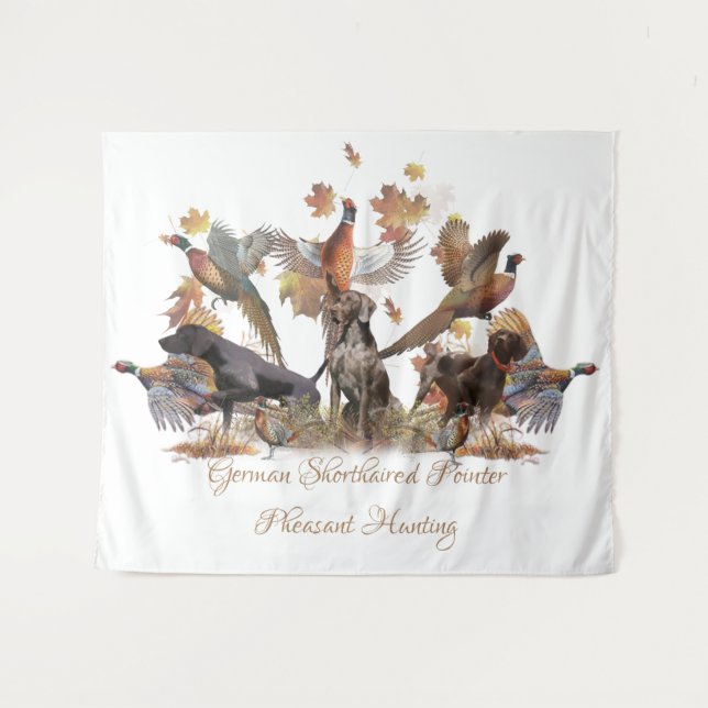 Tapete De Parede Ponteiro alemão Shorthired (Frente (Horizontal))