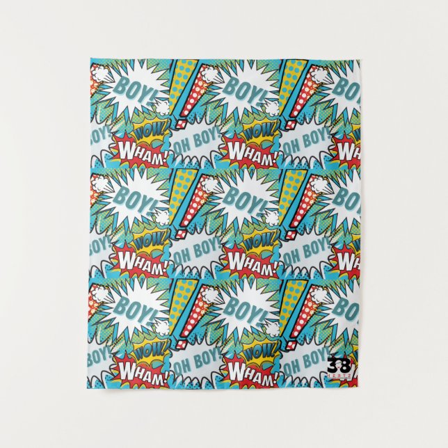 Tapete De Parede Pop Art Baby Boy (Frente)