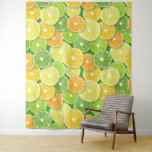 Tapete De Parede Pop de fatias de fruta Citrus art 3<br><div class="desc">Padrão vetorial desenhado à mão com várias fatias de fruta de citrinos</div>