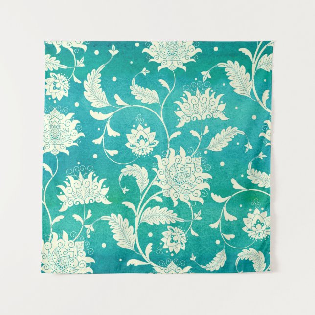 Tapete De Parede Porcelana Floral Chinesa (Frente)