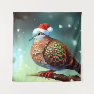 Tapete De Parede Porta de Tartaruga de Natal 3