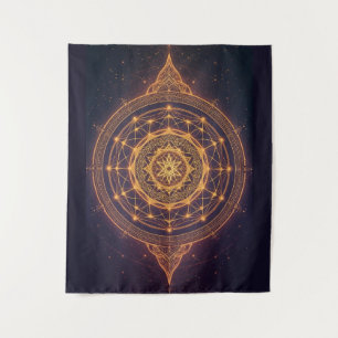 Tapete De Parede Portal da Luz Infinita – Uma Mandala Sagrada