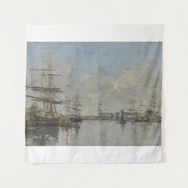 Tapete De Parede Porto do Havre (cerca de 1885-1890) (Frente)