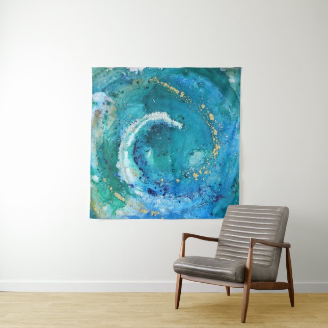 Tapete De Parede Positivity Portal - Art Tapestry -Square Design (In Situ (Horizontal))