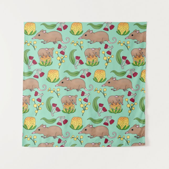 Tapete De Parede Possum Mel (Frente)