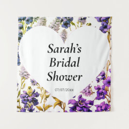 Tapete De Parede poster de chá de casamento de parede de personaliz