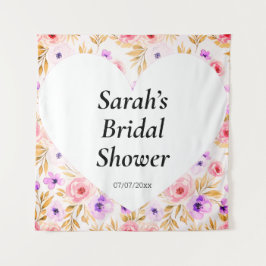 Tapete De Parede poster de chá de casamento de parede de personaliz