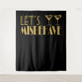Tapete De Parede Pôster de fundo do Grande Gatsby Vamos nos Portar