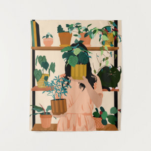 Tapete De Parede Potted Oasis