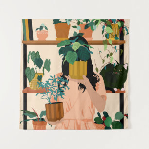 Tapete De Parede Potted Oasis