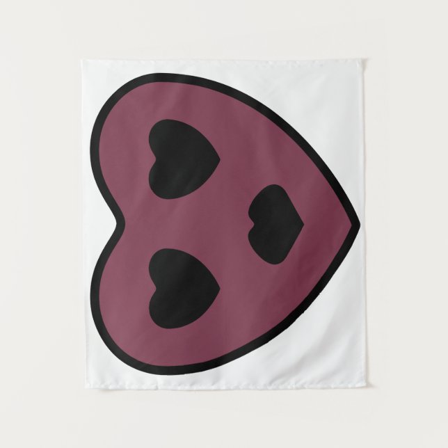 Tapete De Parede Pout da face do coração (Frente)