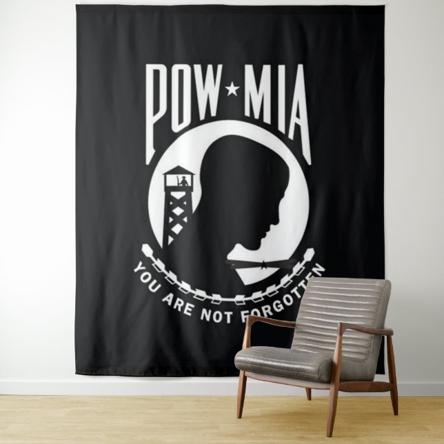 TAPETE DE PAREDE POW/MIA (In Situ)