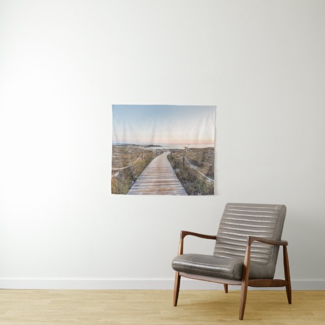 Tapete De Parede Praia do Es Pujols no alvorecer (In Situ (Horizontal))