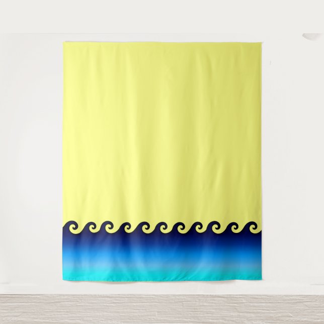 Tapete De Parede Praia Tapeçaria, Tapiz de Playa (Frente)