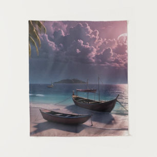 Tapete De Parede Praia tropical em Sunset