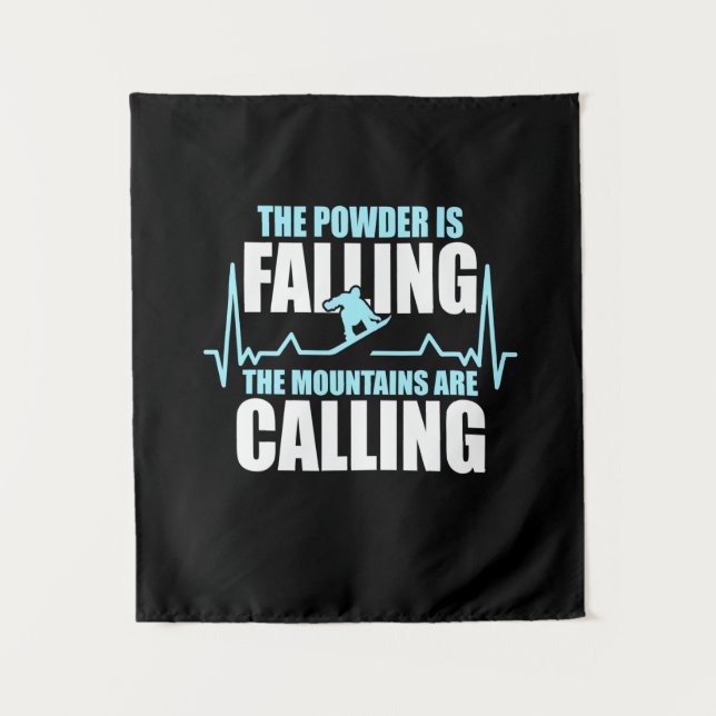 Tapete De Parede Prancha de Neve Pó Está Caindo (Frente)