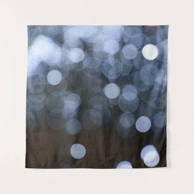 Tapete De Parede Prata, fundo branco da noite. (Frente)