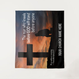 Tapete De Parede PRAY SEM CESSAR A Arte Mural Cristã