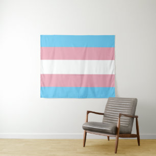 Tapete De Parede Presente da bandeira do SlipperyJoe Transgender Pr
