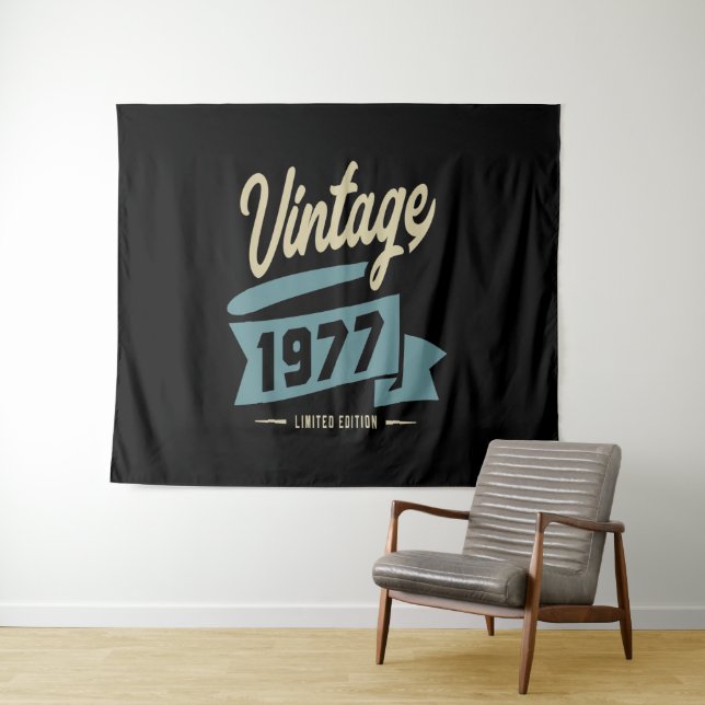 Tapete De Parede Presente de Aniversário Desde 1977 (In Situ (Horizontal))