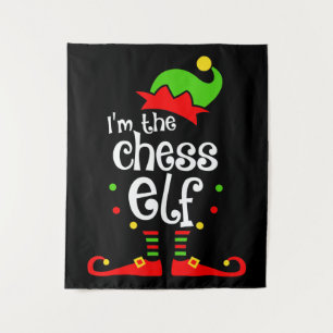 Tapete De Parede presente de natal de amigo da família de elf xmas