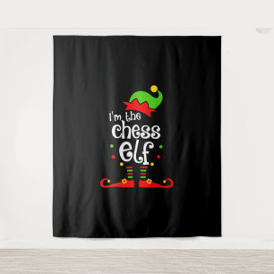 Tapete De Parede presente de natal de amigo da família de elf xmas